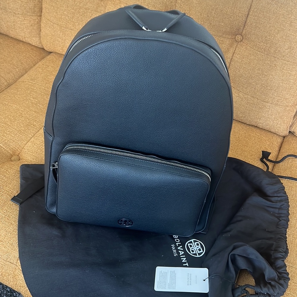 Bolvaint Paris Silouane Backpack Black Leather
